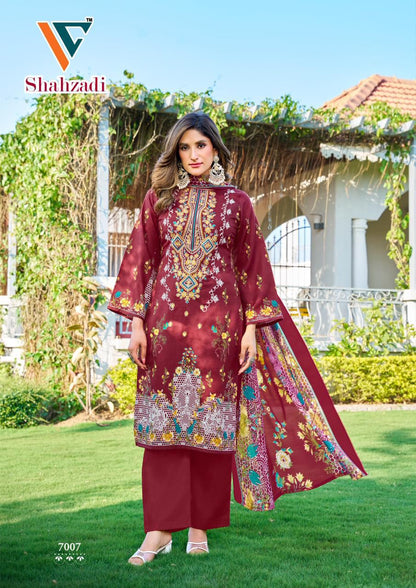 Shahzadi Vol 7 Vandana Creation Cotton Karachi Salwar Suits Wholesaler