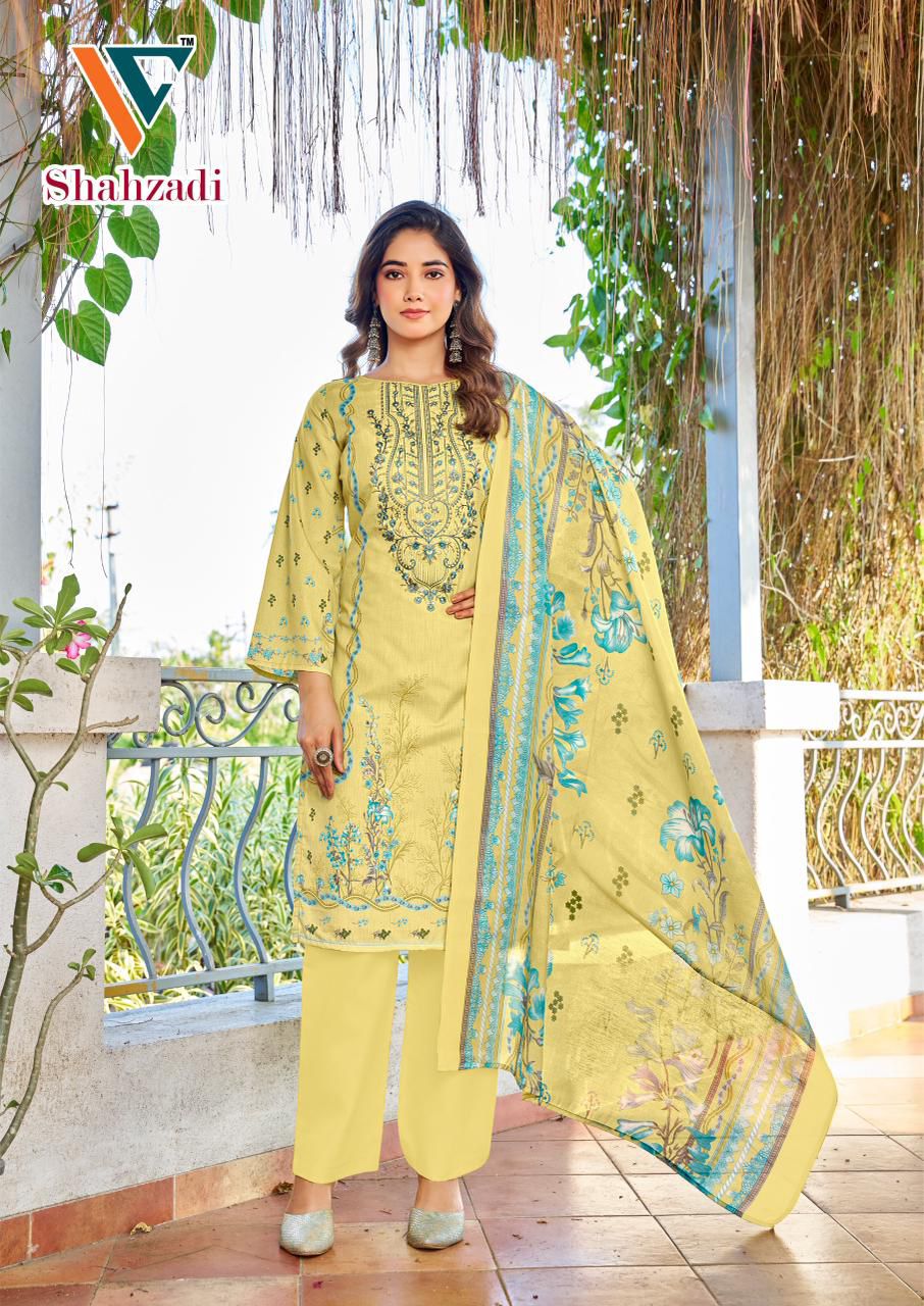 Shahzadi Vol 7 Vandana Creation Cotton Karachi Salwar Suits Wholesaler