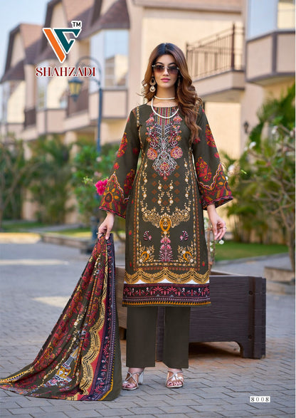 Shahzadi Vol 8 Vandana Creation Mix Cotton Karachi Salwar Suits Manufacturer India