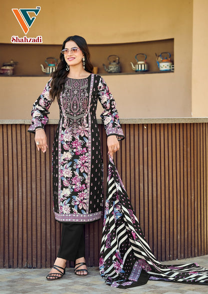 Shahzadi?? Vol 9 Vandana Creation Mix Cotton Karachi Salwar Suits Wholesaler Ahmedabad