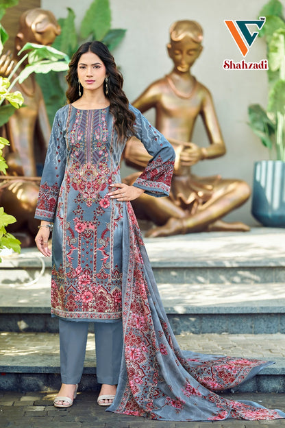 Shahzadi?? Vol 9 Vandana Creation Mix Cotton Karachi Salwar Suits Wholesaler Ahmedabad