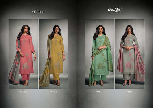 Shailee Omtex Pant Style Suits Wholesaler India