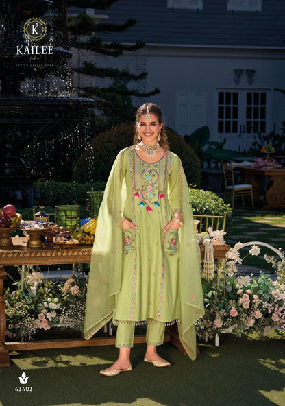 Shaili Kailee Fashion Pure Cotton Pakistani Readymade Suits Exporter Gujarat