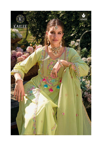 Shaili Kailee Fashion Pure Cotton Pakistani Readymade Suits Exporter Gujarat