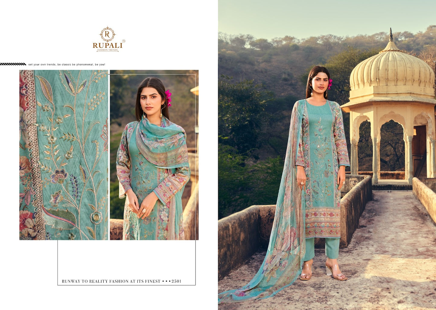 Shaili Rupali Pure Jaam Pant Style Suits Exporter Gujarat