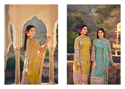 Shaili Rupali Pure Jaam Pant Style Suits Exporter Gujarat