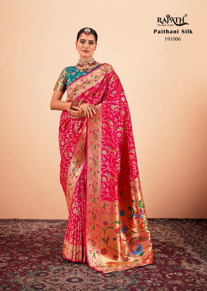 Shailia191001-191007 Rajpath Paithani Silk Sarees Wholesaler