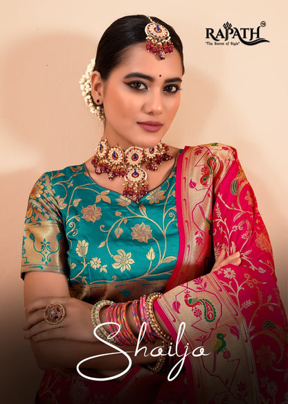 Shailia191001-191007 Rajpath Paithani Silk Sarees Wholesaler
