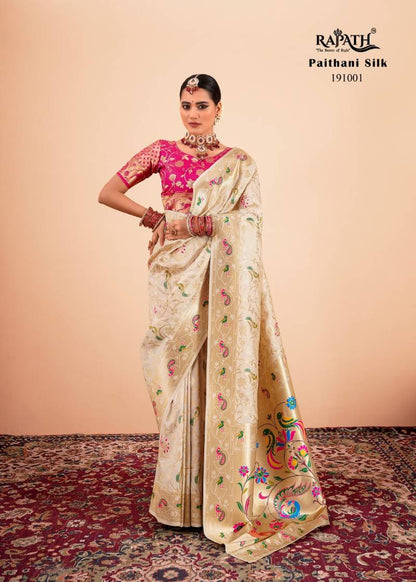 Shailia191001-191007 Rajpath Paithani Silk Sarees Wholesaler