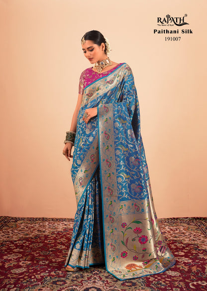 Shailia191001-191007 Rajpath Paithani Silk Sarees Wholesaler