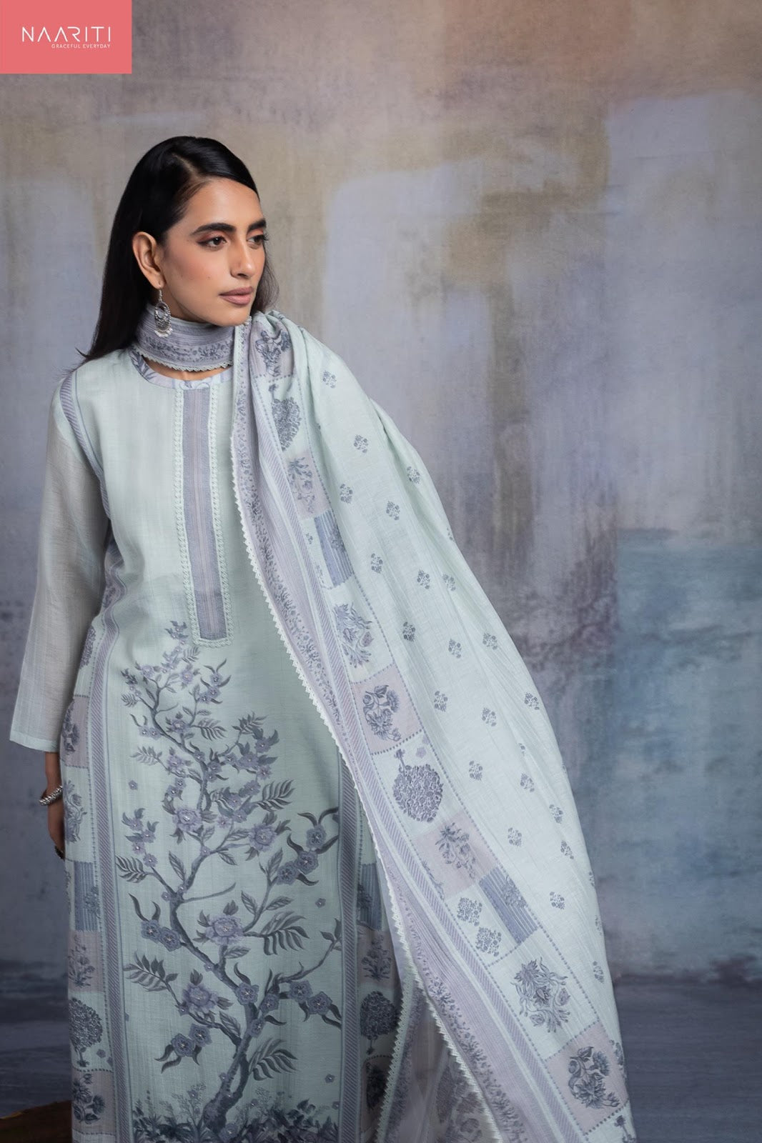 Shakhi Naariti Mul Chanderi Pant Style Suits Wholesale Rate