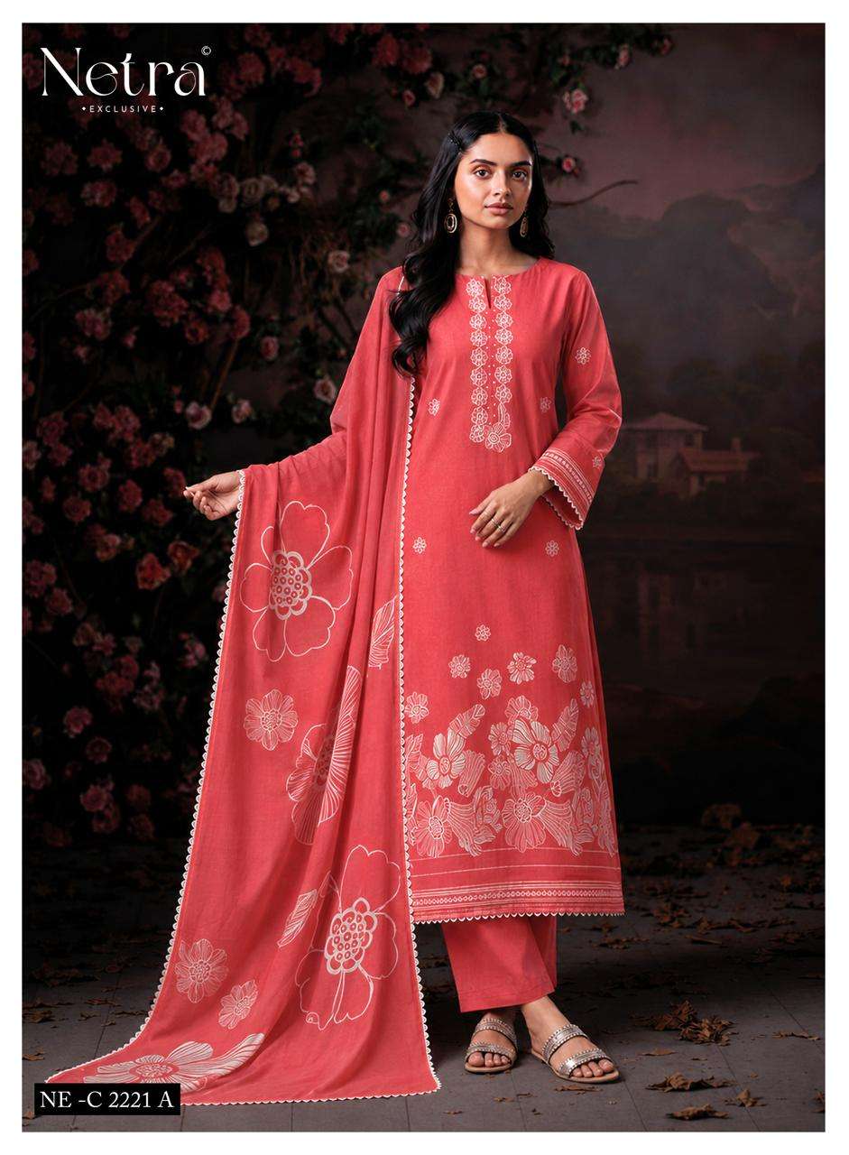 Shakira Netra Cotton Pant Style Suits Wholesale