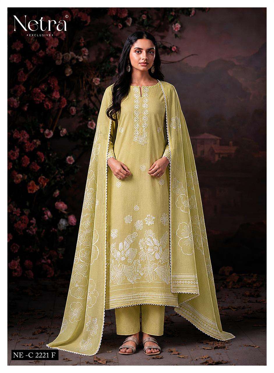 Shakira Netra Cotton Pant Style Suits Wholesale