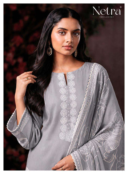 Shakira Netra Cotton Pant Style Suits Wholesale