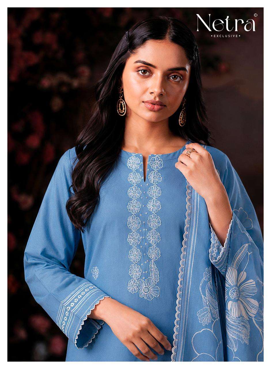 Shakira Netra Cotton Pant Style Suits Wholesale