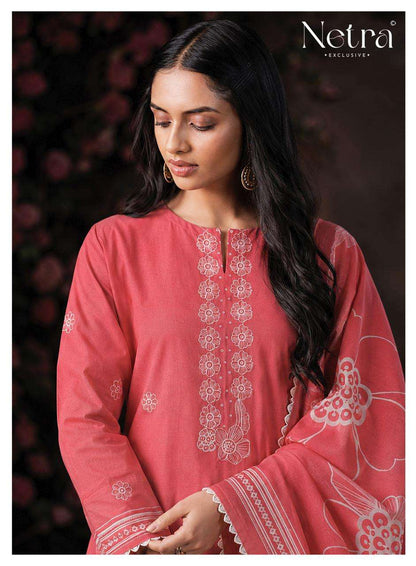 Shakira Netra Cotton Pant Style Suits Wholesale