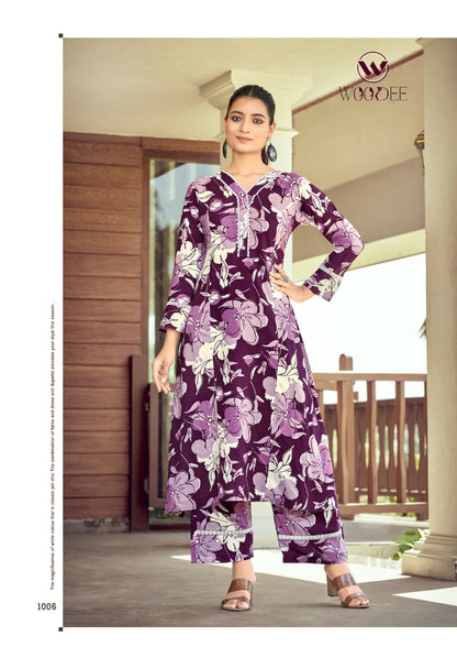 Shakira Vol 3 Woodee Reyon Co Ord Set Manufacturer