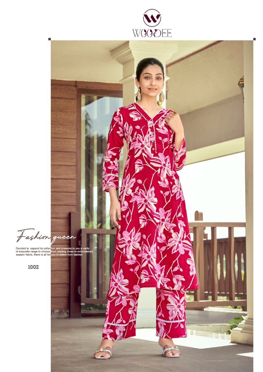 Shakira Vol 3 Woodee Reyon Co Ord Set Manufacturer