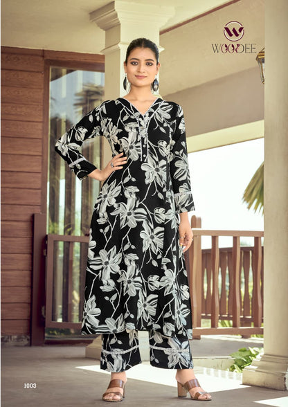 Shakira Vol 3 Woodee Reyon Co Ord Set Manufacturer