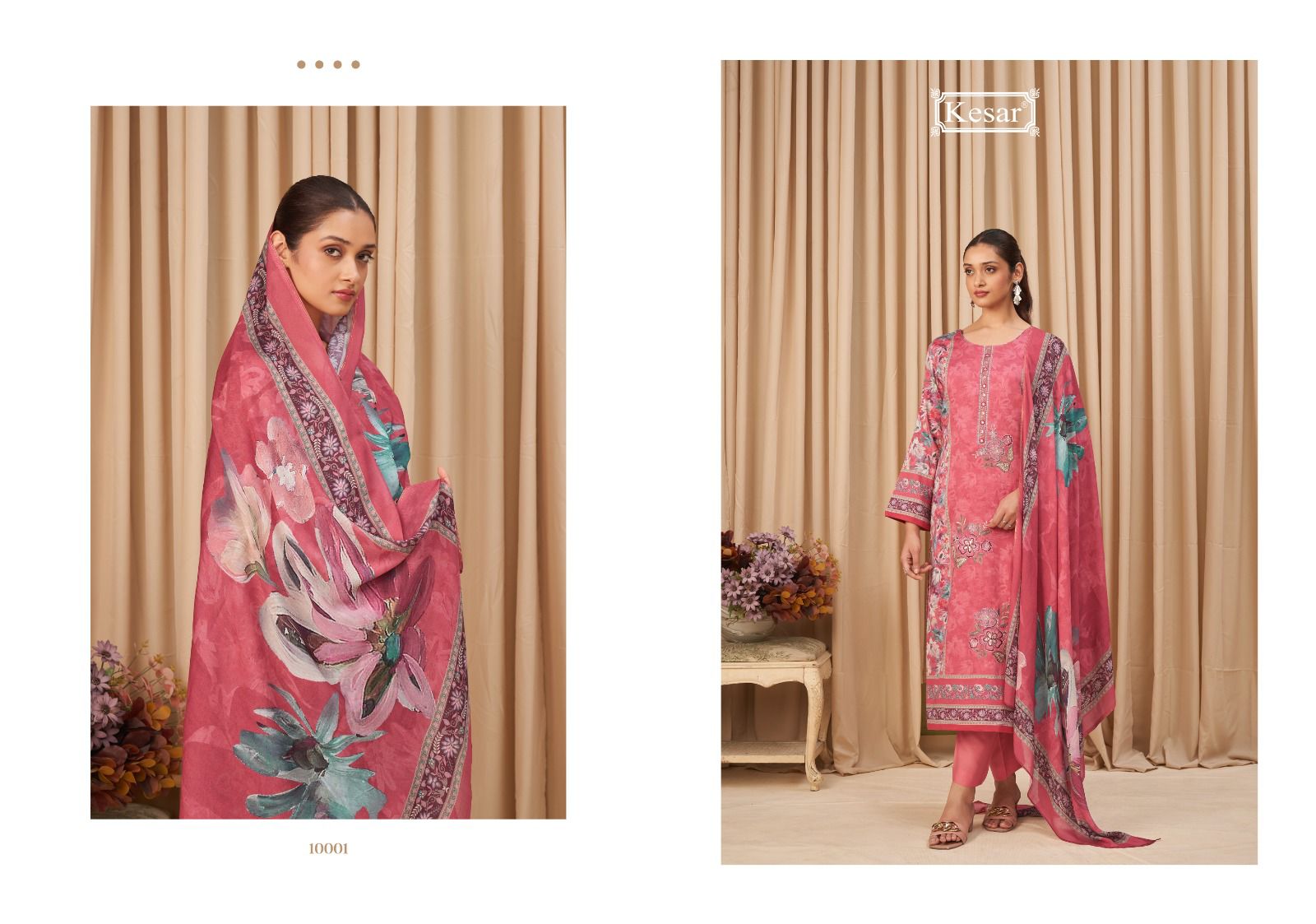 Shakshi 10001 Kesar Jam Satin Pant Style Suits Wholesaler Ahmedabad