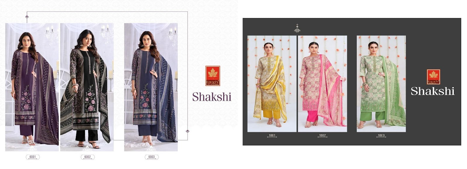 Shakshi Karachi Prints Jam Satin Pant Style Suits Wholesaler Gujarat