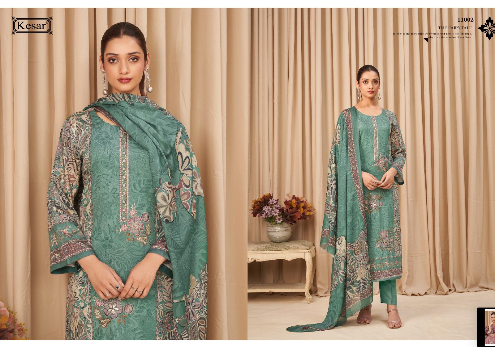 Shakshi Kesar Pure Jam Pant Style Suits Manufacturer Ahmedabad