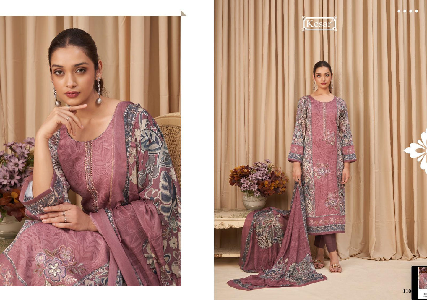 Shakshi Kesar Pure Jam Pant Style Suits Manufacturer Ahmedabad