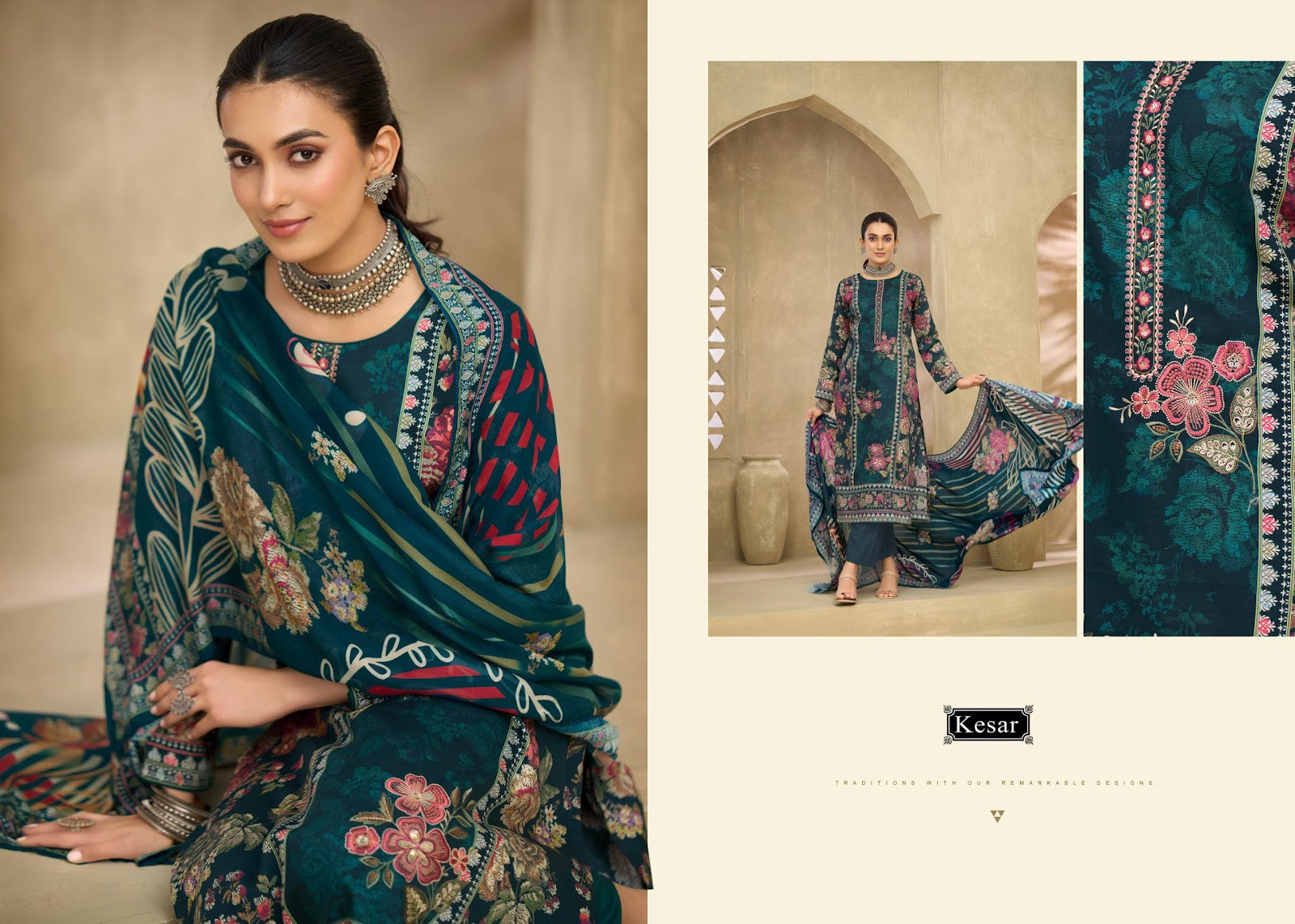 Shakshi Vol 4 Kesar Jam Satin Pant Style Suits Supplier Ahmedabad