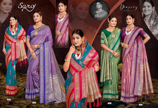 Shakunt Silk Saroski Vol 1 Saroj Sarees Exporter