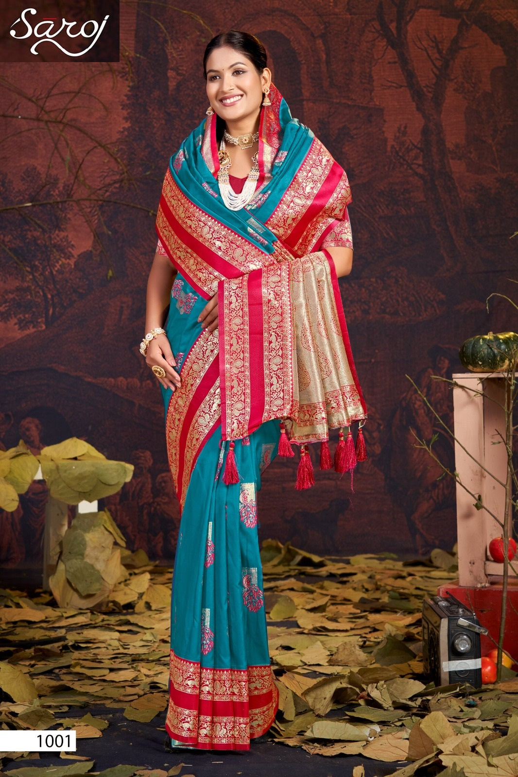 Shakunt Silk Saroski Vol 1 Saroj Sarees Exporter