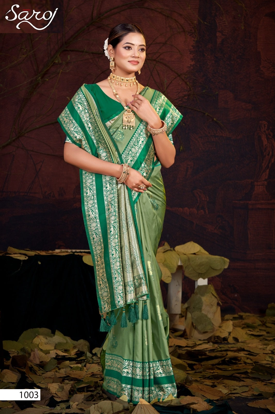 Shakunt Silk Saroski Vol 1 Saroj Sarees Exporter