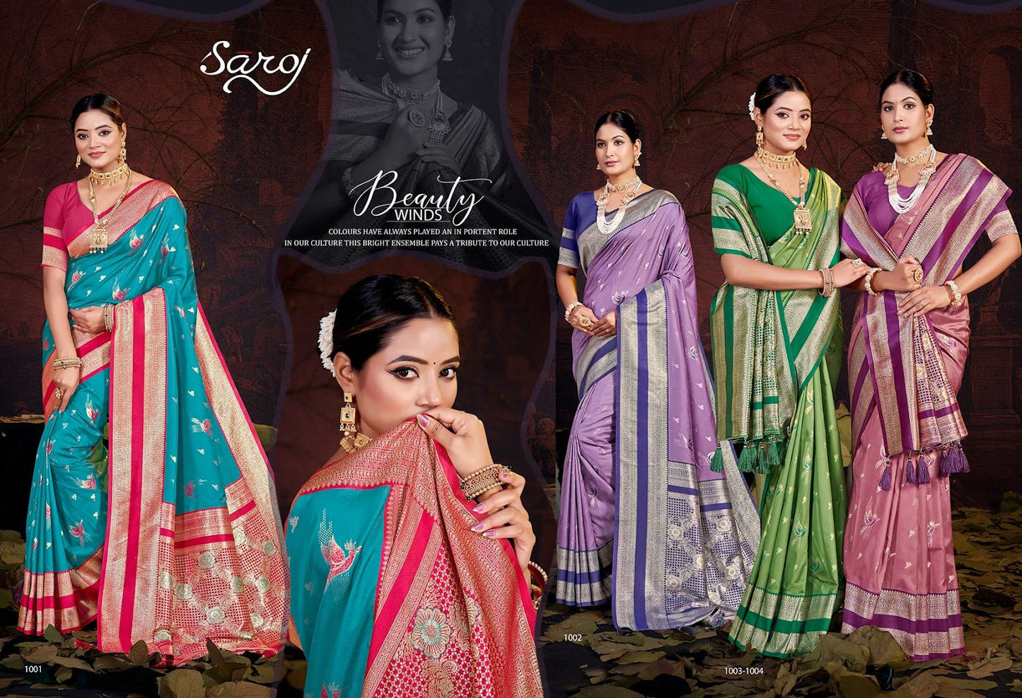 Shakunt Silk Saroski Vol 2 Saroj Sarees Wholesale