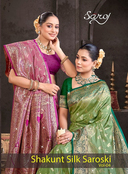 Shakunt Silk Saroski Vol 4 Saroj Sarees Manufacturer