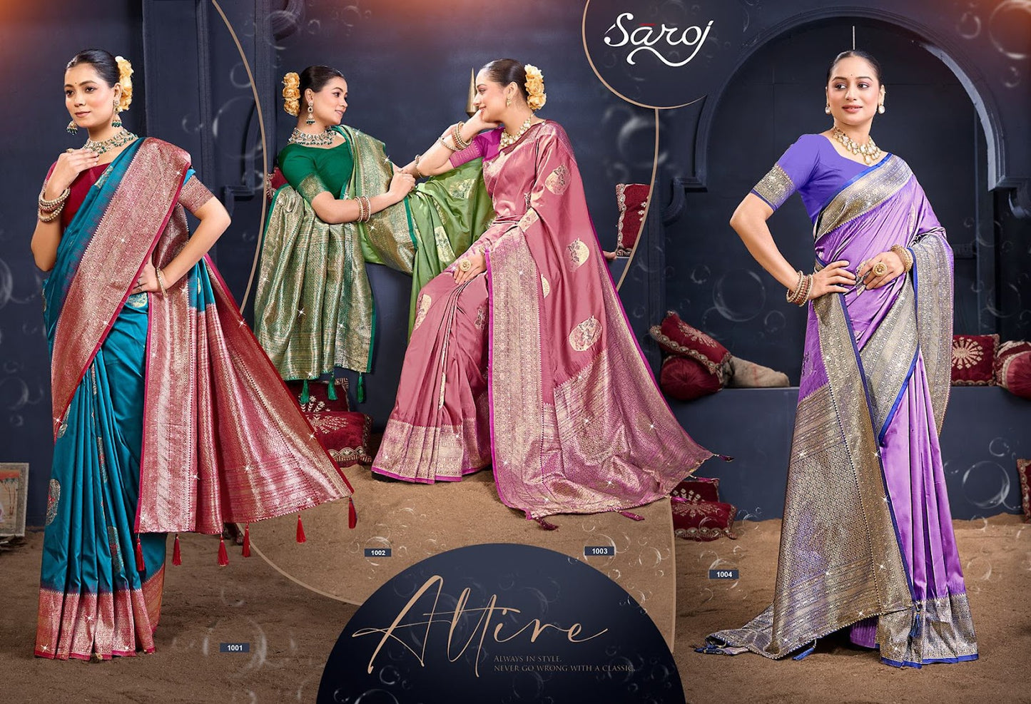 Shakunt Silk Saroski Vol 5 Saroj Sarees Exporter Gujarat