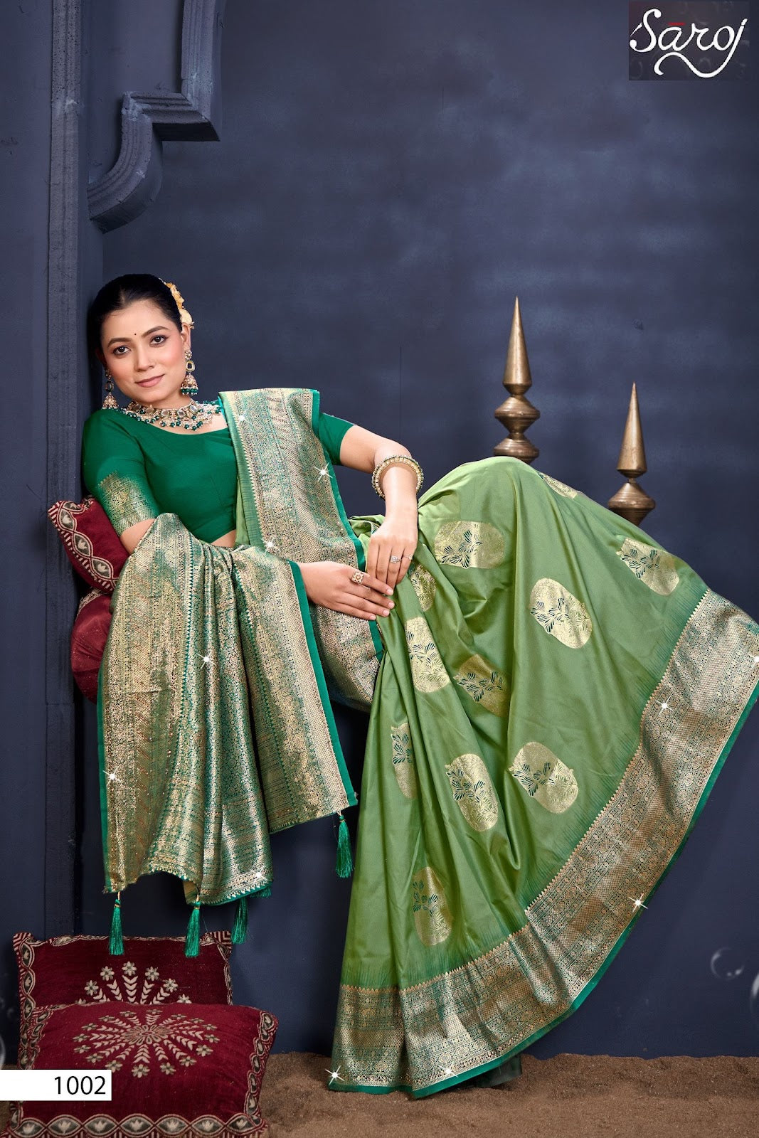 Shakunt Silk Saroski Vol 5 Saroj Sarees Exporter Gujarat