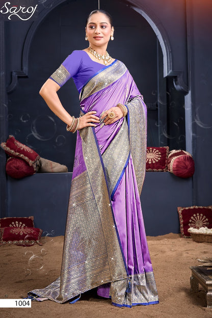 Shakunt Silk Saroski Vol 5 Saroj Sarees Exporter Gujarat