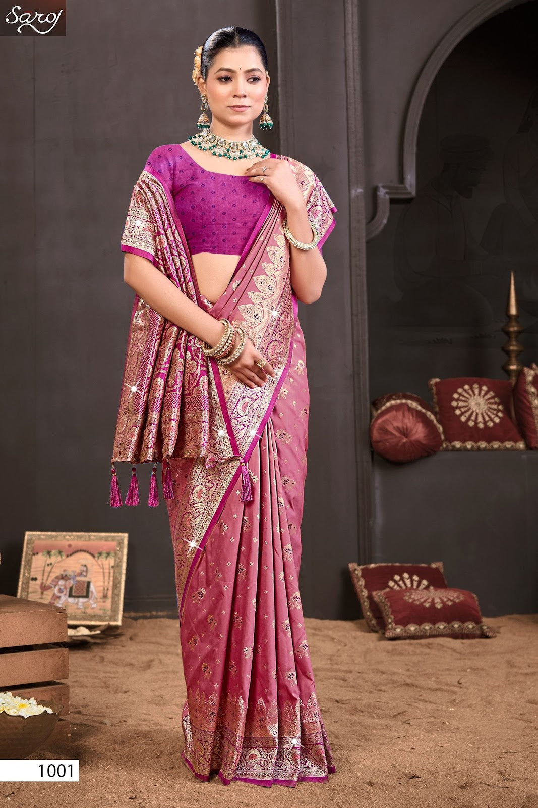 Shakunt Silk Saroski Vol 6 Saroj Sarees Supplier