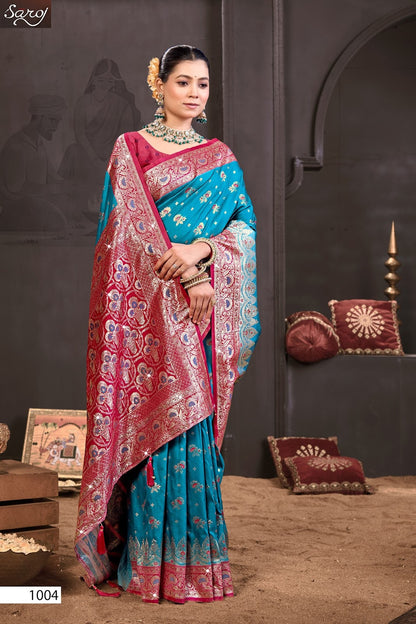 Shakunt Silk Saroski Vol 6 Saroj Sarees Supplier