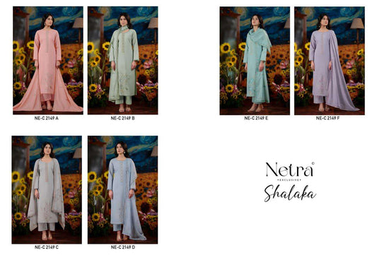Shalaka Netra Mul Cotton Pant Style Suits Wholesaler India