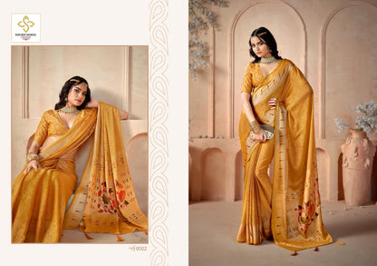 Shaligram Vol 6 Shubh Shree Dull Moss Sarees Supplier Gujarat