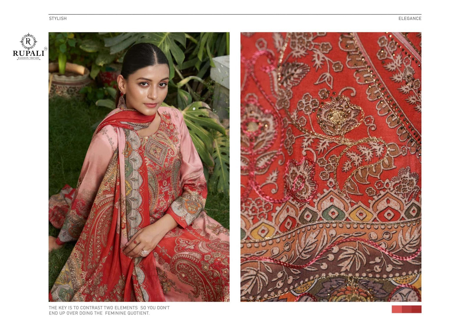 Shalika Rupali Viscose Pant Style Suits Supplier Ahmedabad