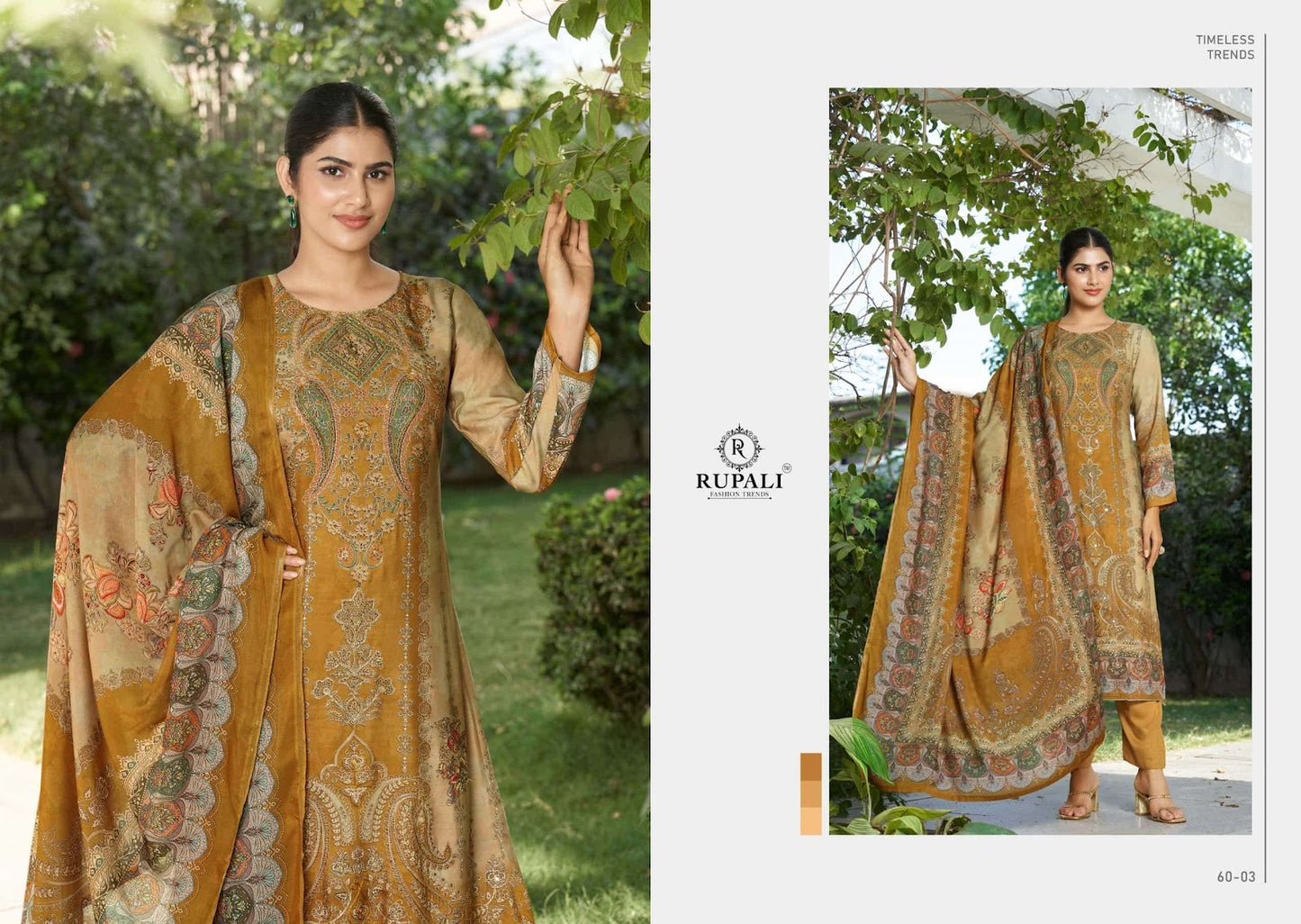 Shalika Rupali Viscose Pant Style Suits Supplier Ahmedabad