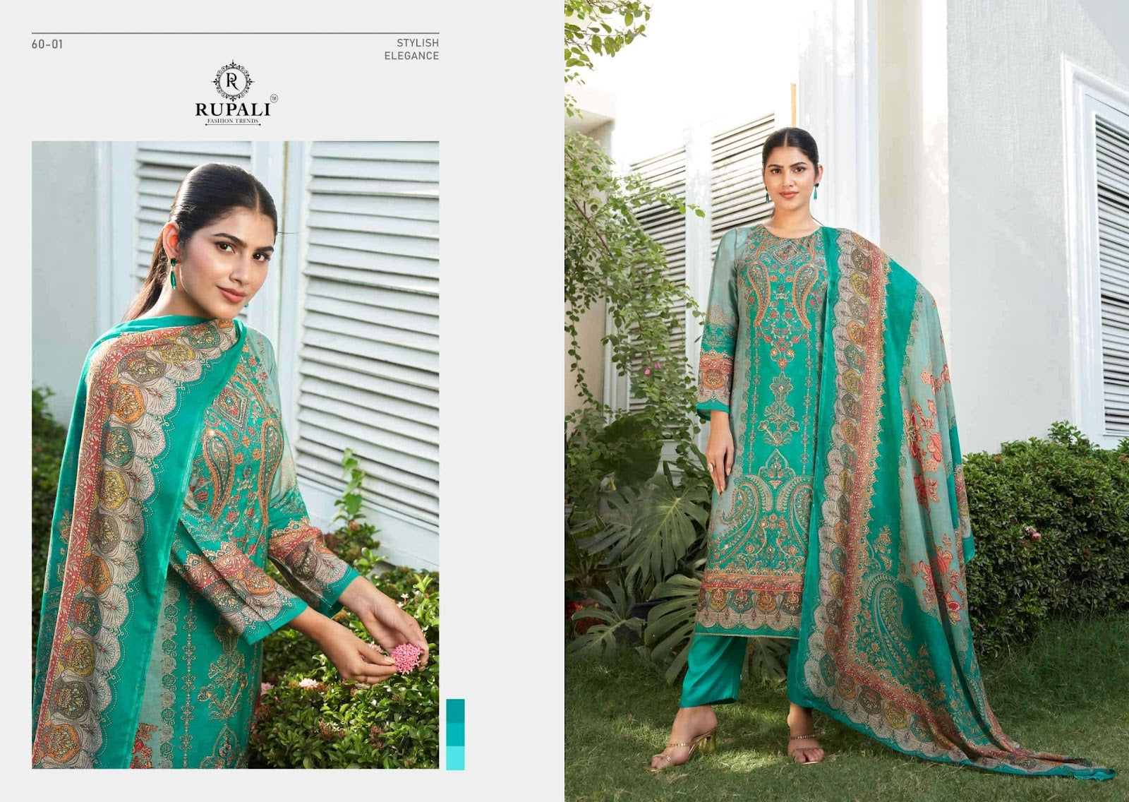 Shalika Rupali Viscose Pant Style Suits Supplier Ahmedabad