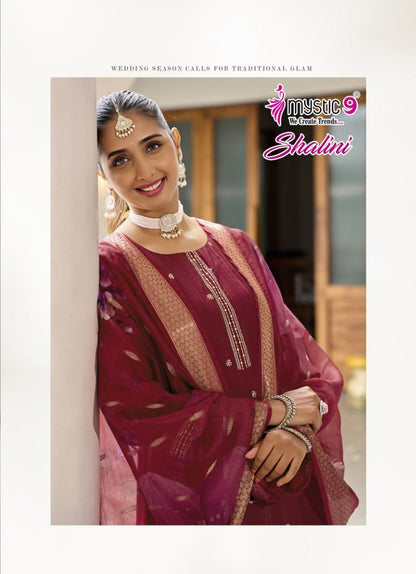Shalini Vol 1 Mystic 9 Vertican Readymade Anarkali Suits Wholesaler Gujarat