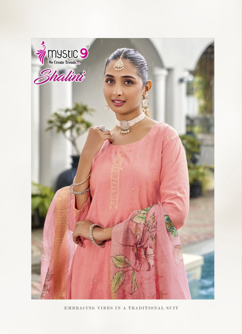 Shalini Vol 1 Mystic 9 Vertican Readymade Anarkali Suits Wholesaler Gujarat