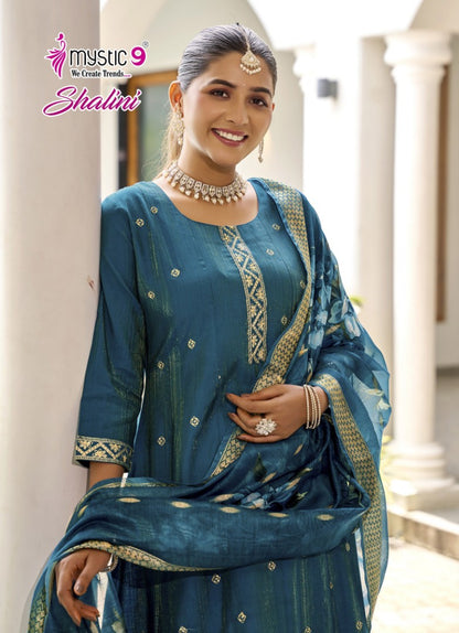 Shalini Vol 1 Mystic 9 Vertican Readymade Anarkali Suits Wholesaler Gujarat
