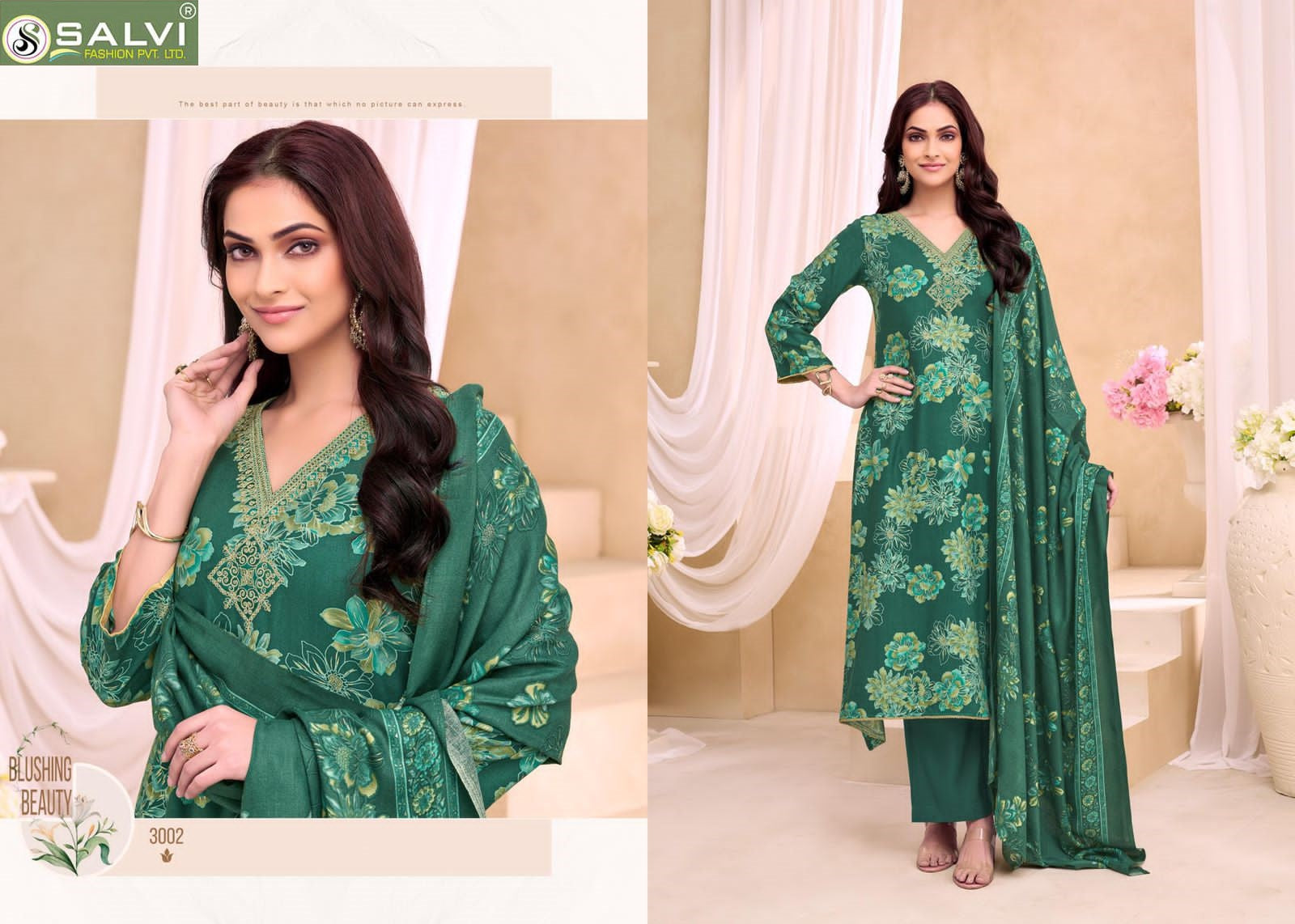 Shalini Winter Vol 3 Salvi Fashion Pashmina Suits Wholesale Price