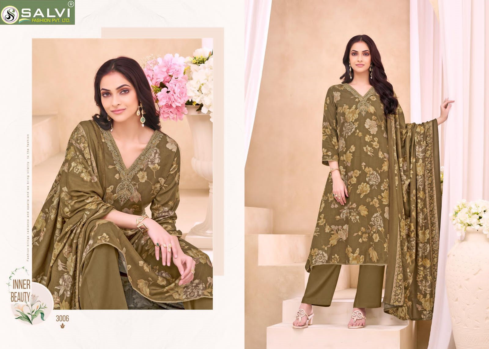 Shalini Winter Vol 3 Salvi Fashion Pashmina Suits Wholesale Price