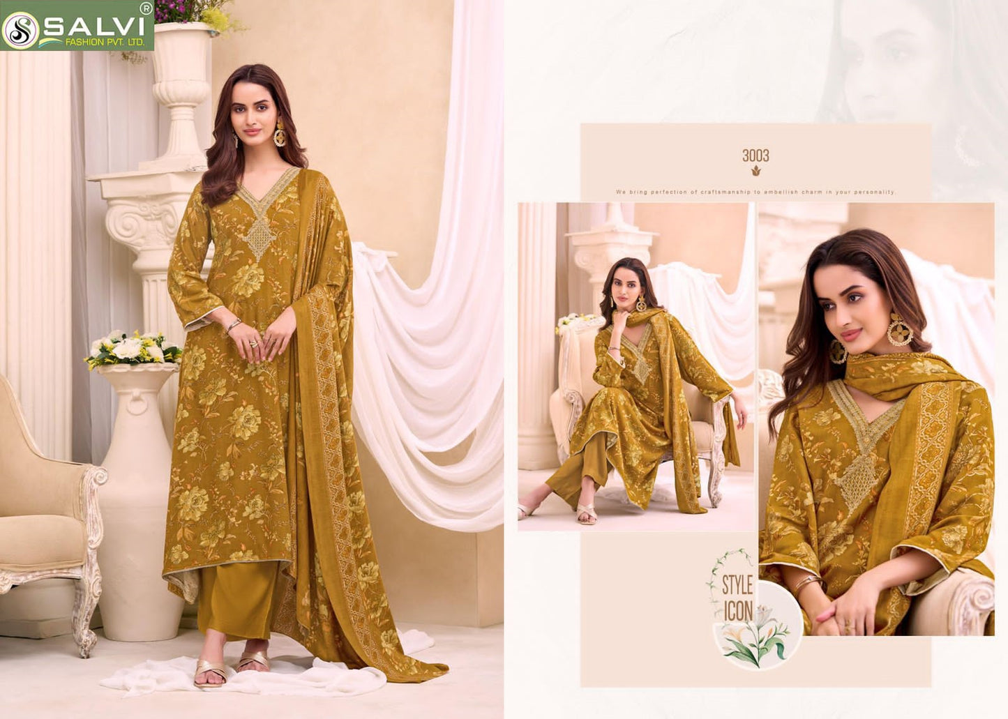 Shalini Winter Vol 3 Salvi Fashion Pashmina Suits Wholesale Price