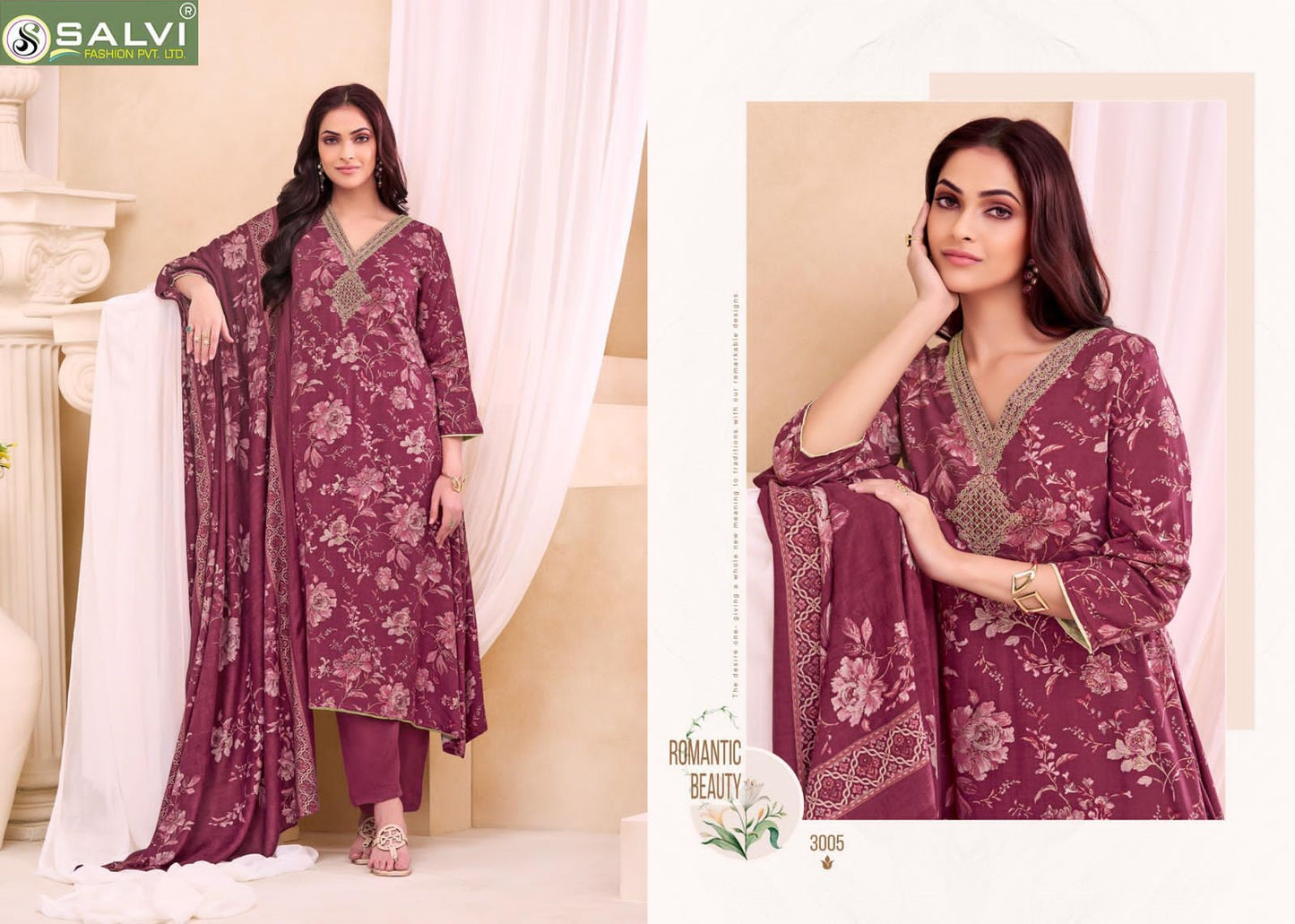 Shalini Winter Vol 3 Salvi Fashion Pashmina Suits Wholesale Price